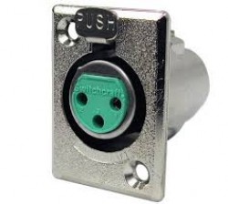 CONECTOR SWITCHCRAFT D3F XLR FEMEA PAINEL