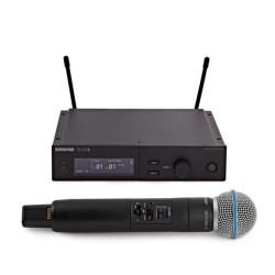 MICROFONE SEM FIO SHURE SLX24D + /BETA58A