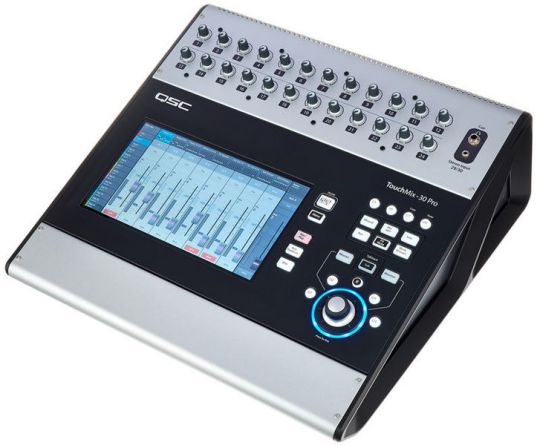 MESA DE SOM DIGITAL QSC TOUCH MIX 30 PRO