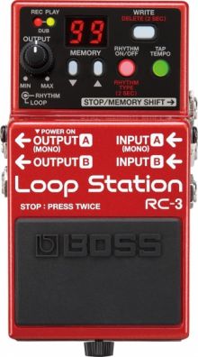 PEDAL BOSS RC3 LOOP STATION