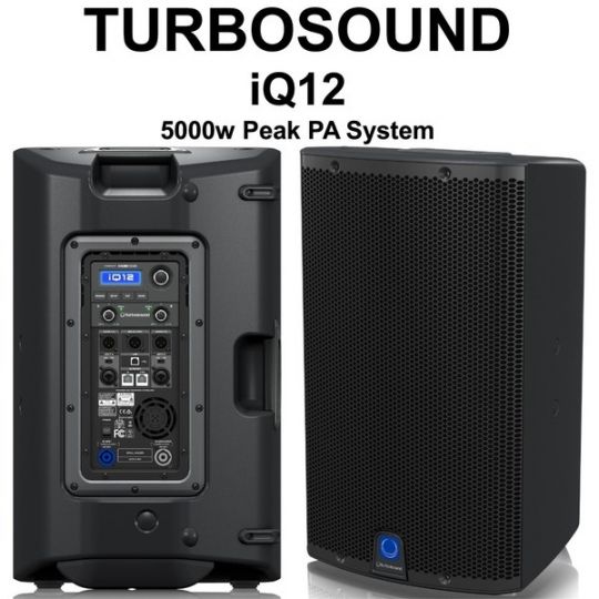 CAIXA DE SOM ATIVA TURBOSOUND iQ12 