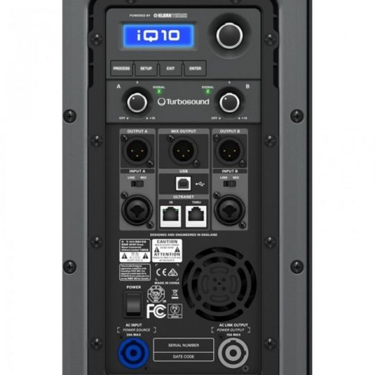 CAIXA DE SOM ATIVA TURBOSOUND iQ10 