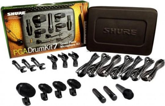 MICROFONE SHURE PGA7 KIT P / BATERIA