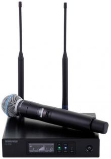 MICROFONE SEM FIO SHURE QLXD24/BETA58