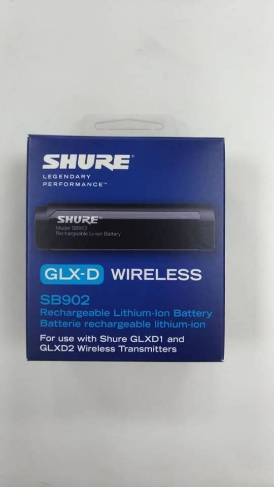 BATERIA SHURE SB-902 P / MICROFONE GLX